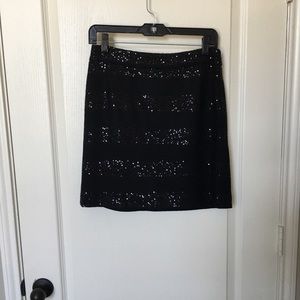 Loft sparkling mini skirt
